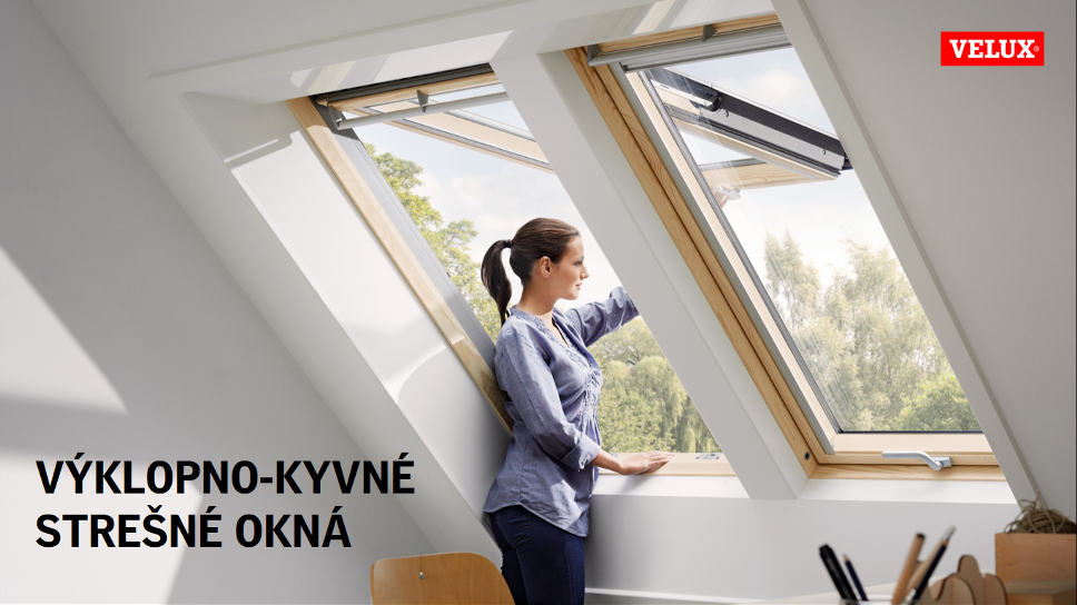 Výklopno - kyvné strešné okno
