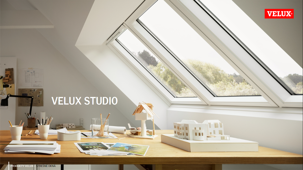 velux studio trojsklo v motorizovanom prevedení INTEGRA velux
